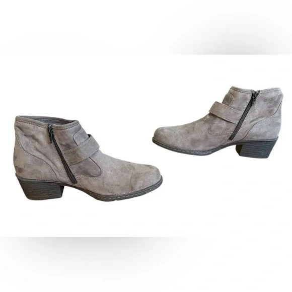 Born B.O.C. Ophelia gray ankle boots Women’s Size 9.5 - Picture 5 of 10